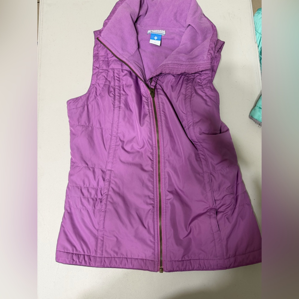 Columbia Violet Puffer Vest